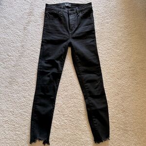 Women’s Abercrombie Simone High Rise Ankle Black Denim - Sz 25/0